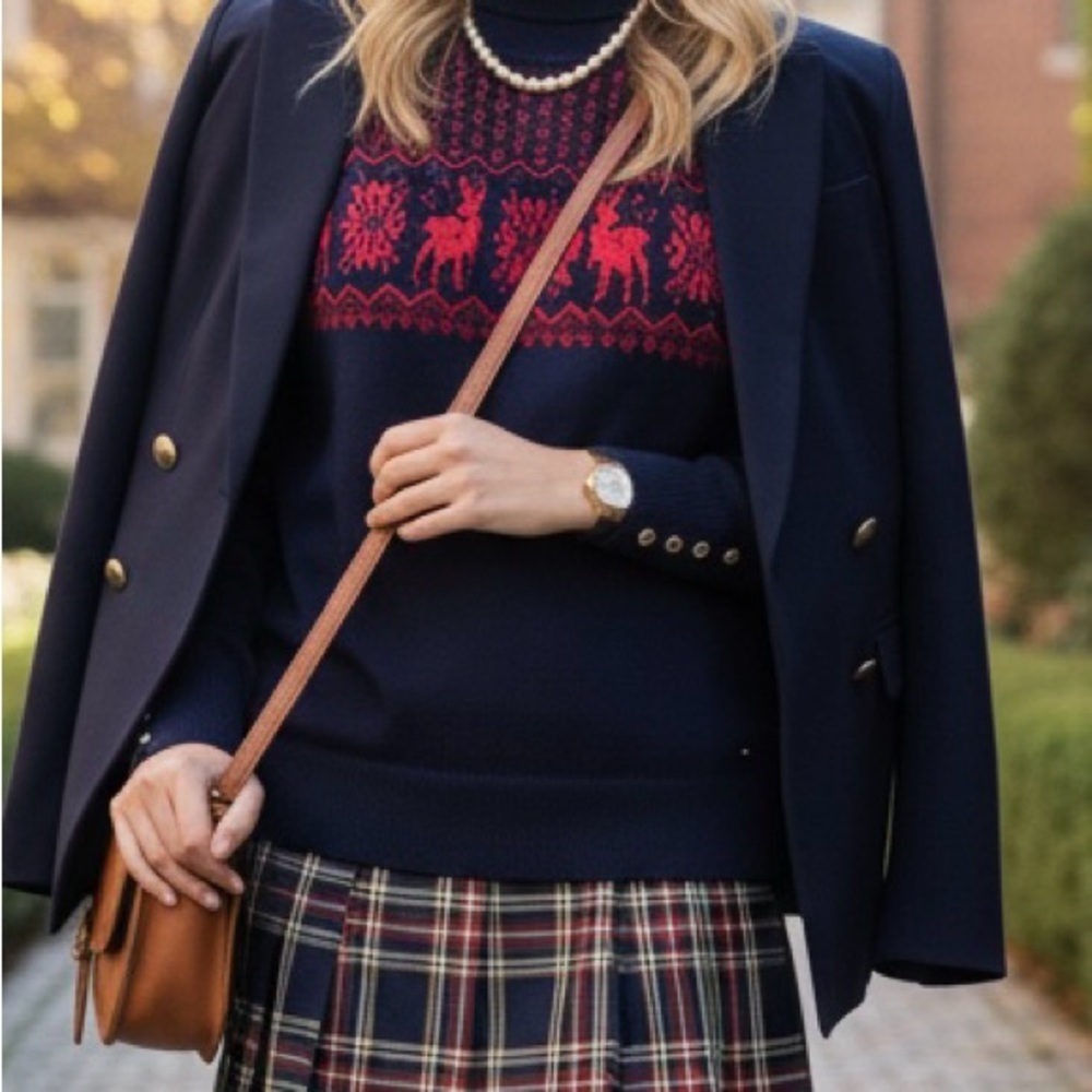 NWT Tommy Hilfiger Stella Fair Isle Turtleneck (Size L)